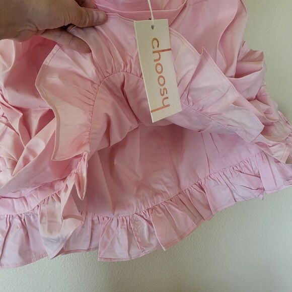 Women's Choosy Plus Size Ruffled Mini Skirt – NWT – Flared with Side Zipper - Picture 3 of 8